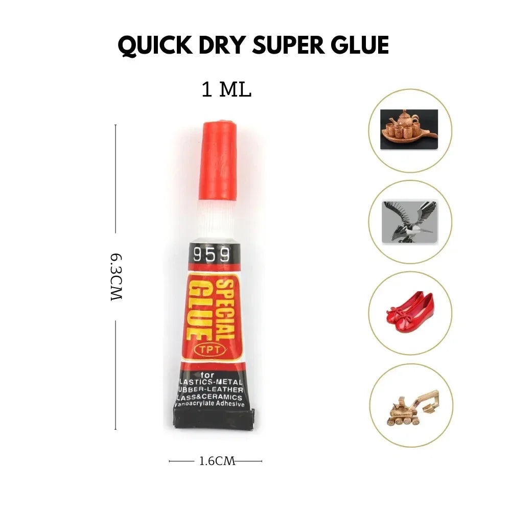 502 Super Strong Instant Glue | Transparent Cyanoacrylate Adhesive