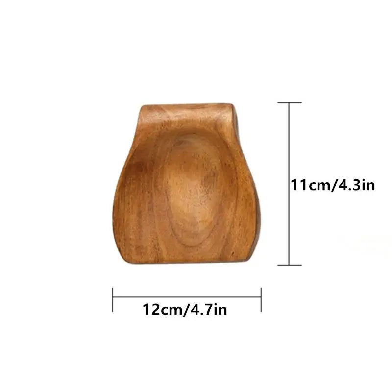 Wooden Spoon Rest with Groove Design | Eco-Friendly Kitchen Tool Wooden Spoon Rest Peaceful Pleasures Health and Wellness 1pcs
