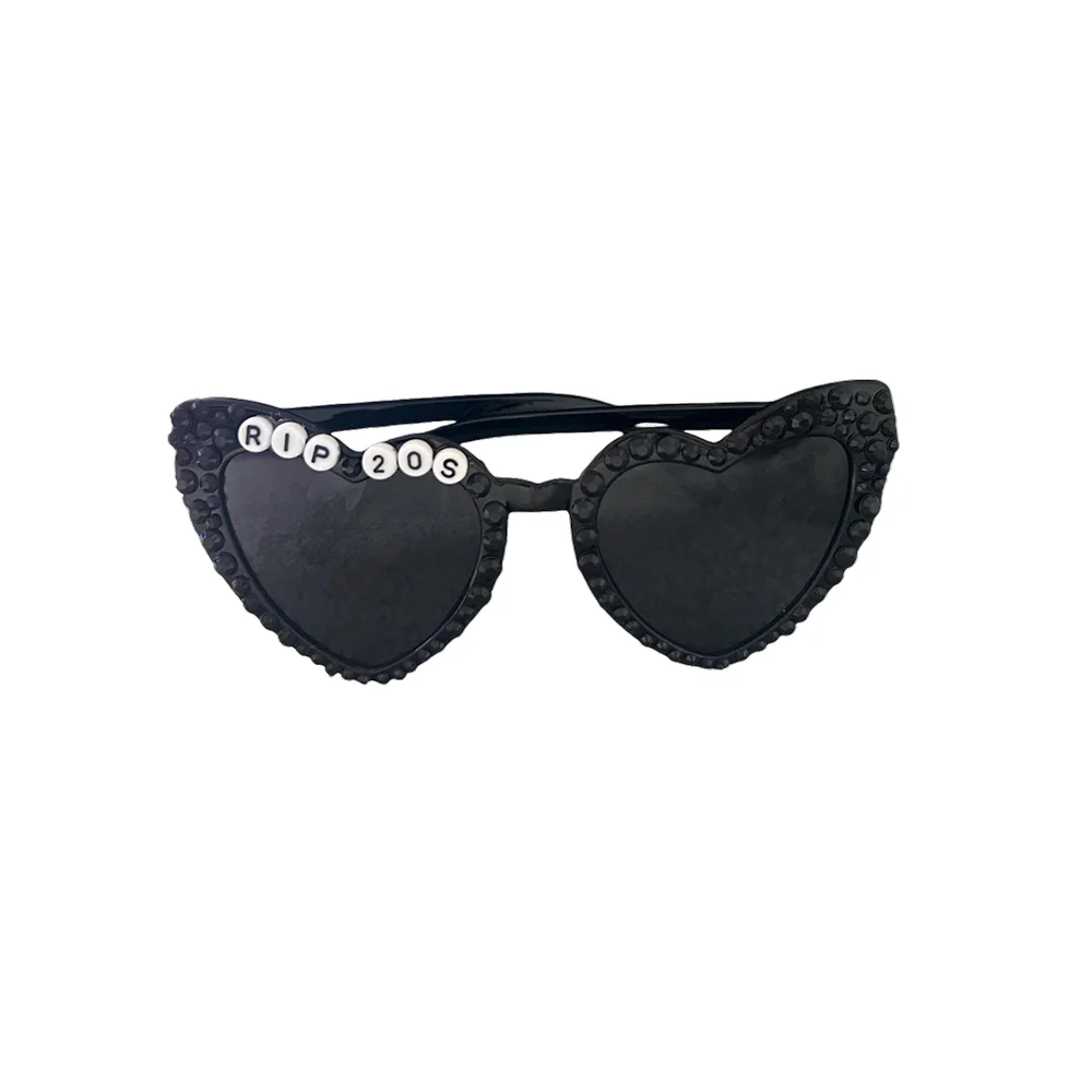 RIP 20s Heart Shaped Sunglasses | Funny 30th Birthday Party Gift