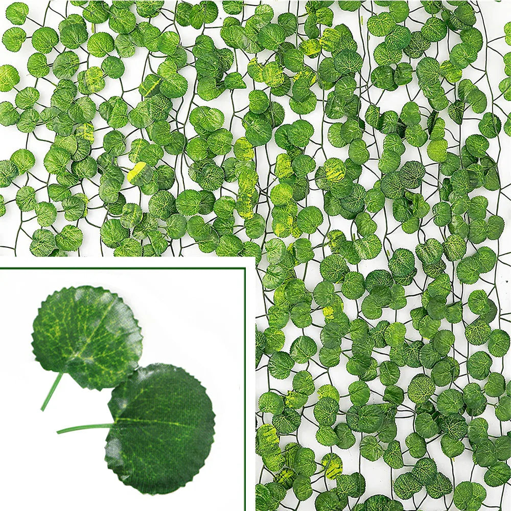 Artificial Ivy Vine Garland – Silk Hanging Leaves for Weddings