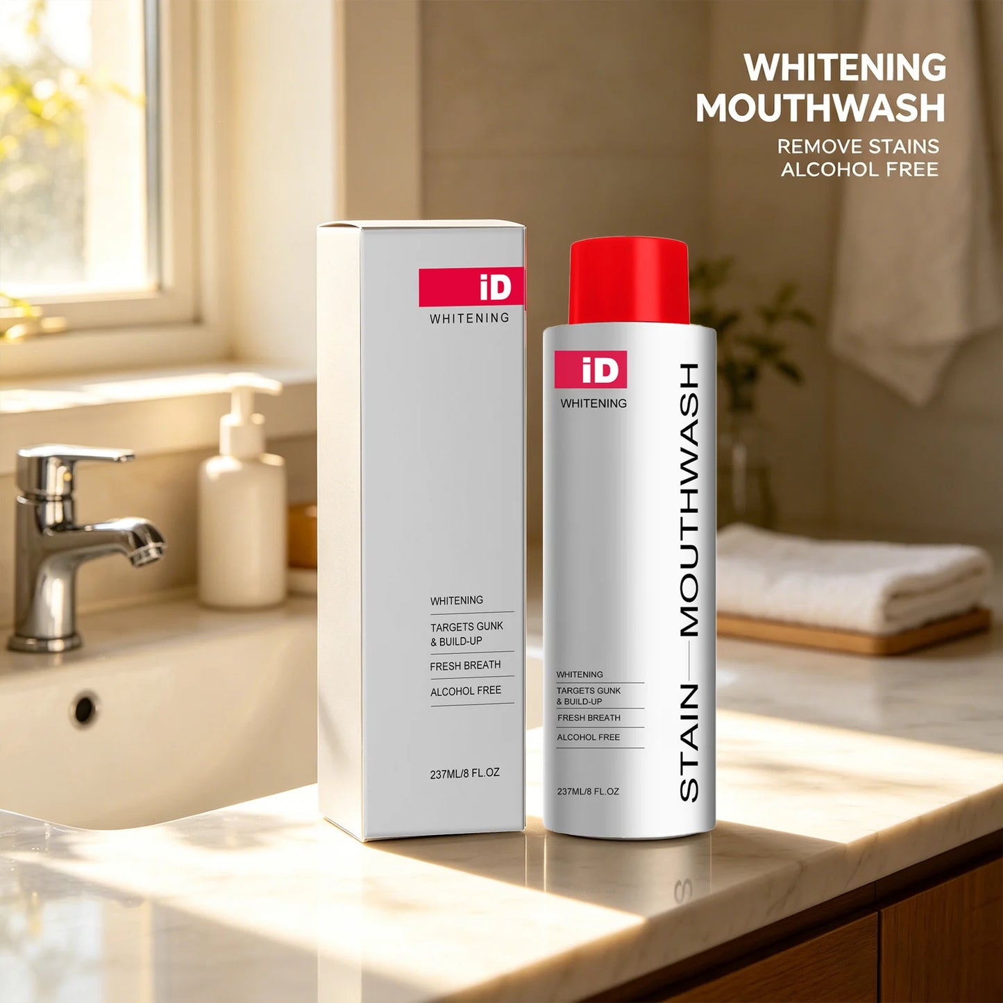 Whitening &cleaning Mouthwash Remove Food Residue Reduce Dental Plaque Eliminate Odors Freshing Breath Daily Teeth Care Solution Peaceful Pleasures Health and Wellness
