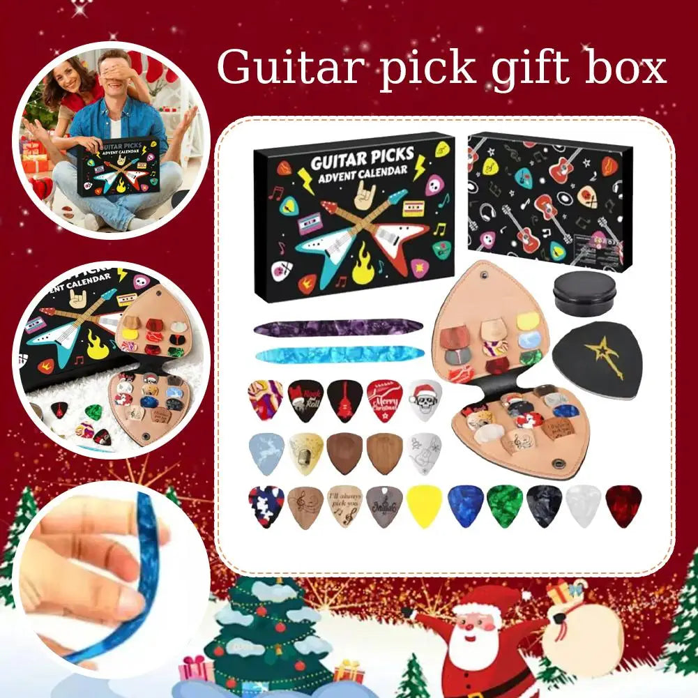 Guitar Picks Advent Countdown Calendar – 20 Picks + Holder