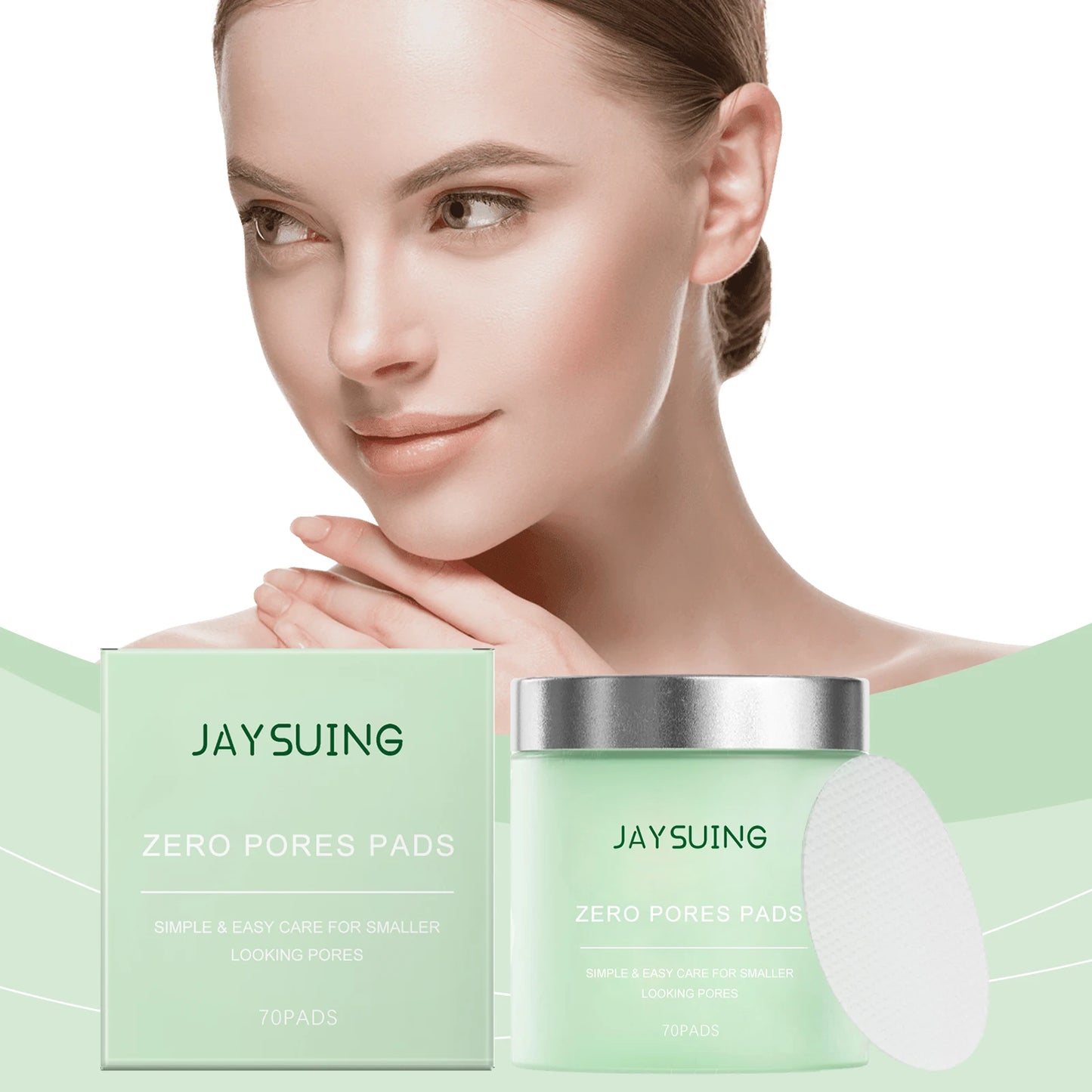 Salicylic Acid Cleaning Pads Reduce Pores Dirt Exfoliate Remove Dead Skin Gentle Oil Control Soothing Facial Care Cotton Pads Peaceful Pleasures Health and Wellness