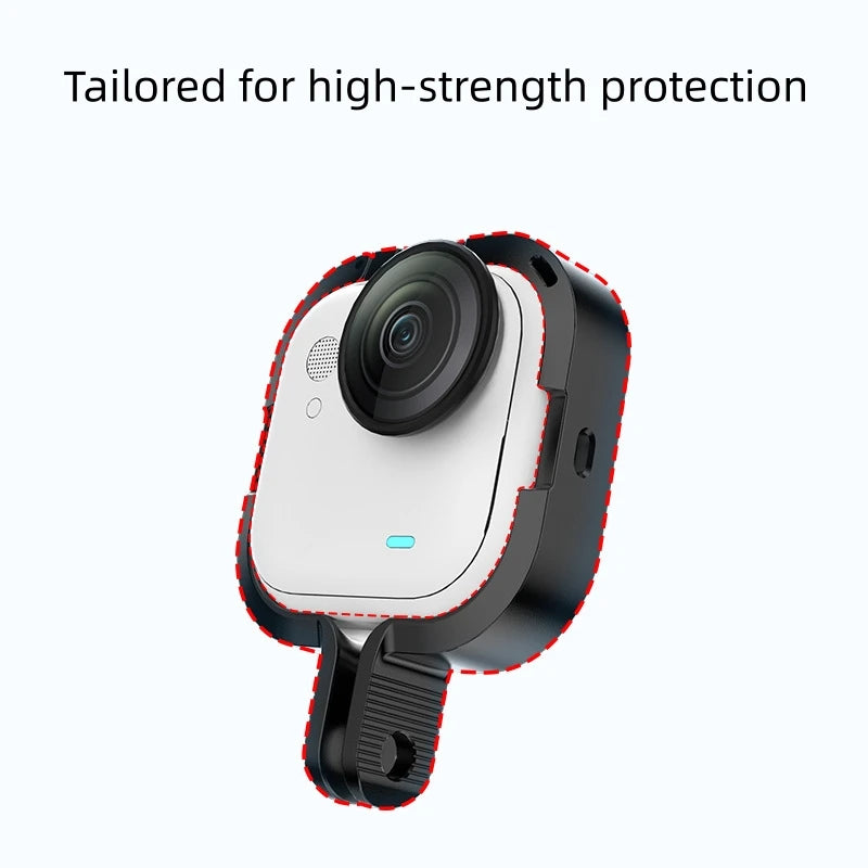 Minimalist Design Aluminum Alloy Frame Suitable For Insta360 Go Ultra Protective Case Metal Frame Body Case Camera Accessories Peaceful Pleasures Health and Wellness