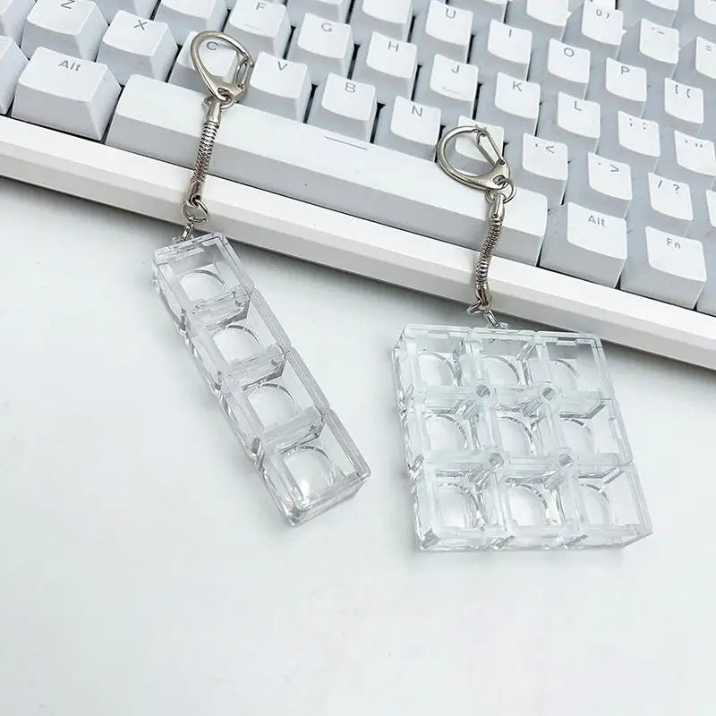 Mechanical Keyboard Switch Tester DIY Keychain Fidget Toy