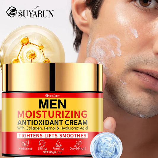 SUYARUN Men's Firming Face Cream – Oil-Free & Hydrating Men's Face Cream Oasis Select