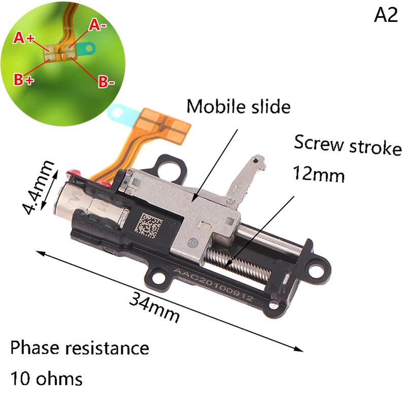 DC 3V Mini Linear Actuator Stepper Motor Planetary Gear Screw Slide