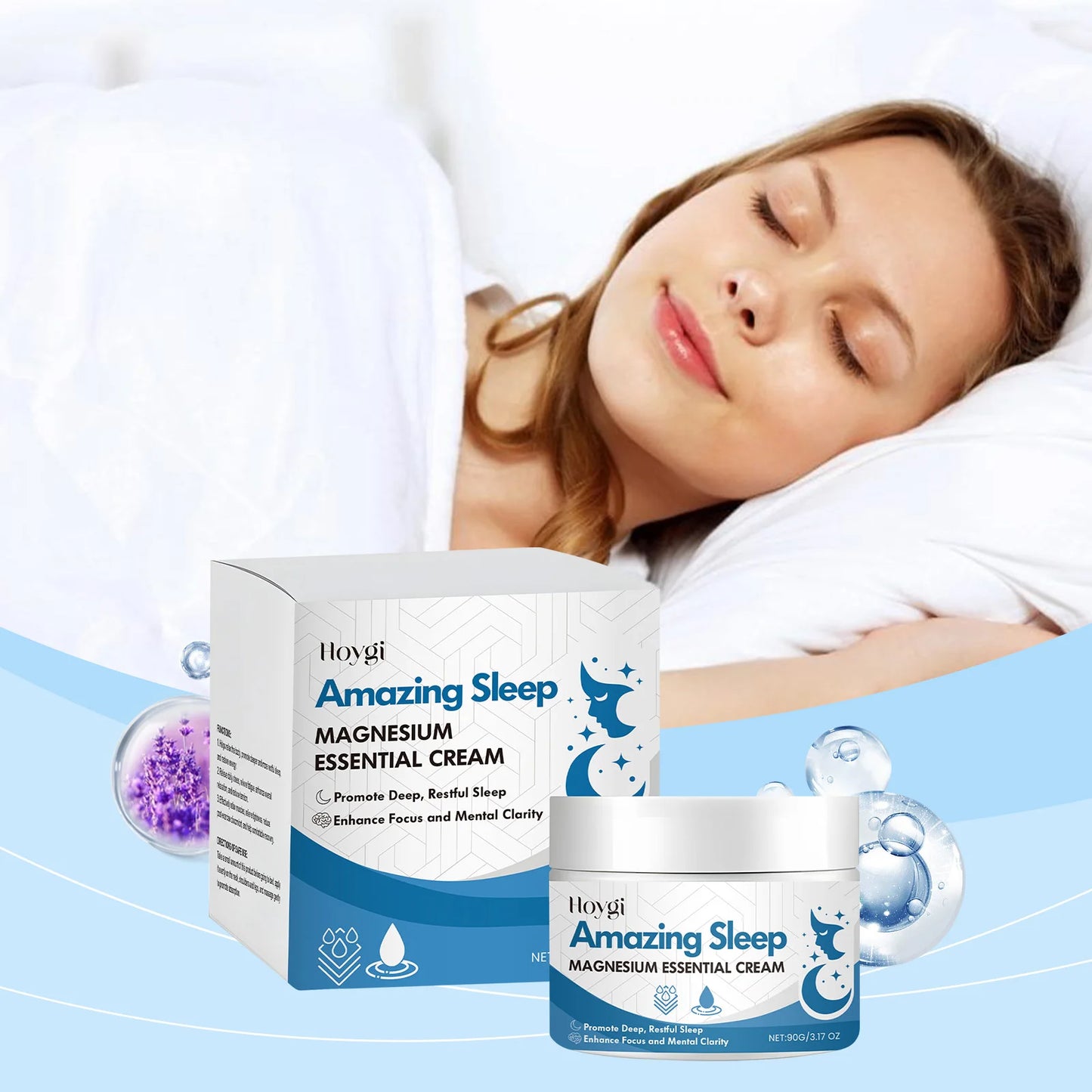 Magnesium Body Cream – Sleep Aid, Muscle Relief & Hydration
