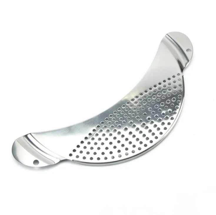 Kitchen Stainless Steel Pan Pot Strainer with Handle, Pasta Drainer, Colander Water Filter, Vegetable Drainer, Slag Separator Peaceful Pleasures Health and Wellness 1PC