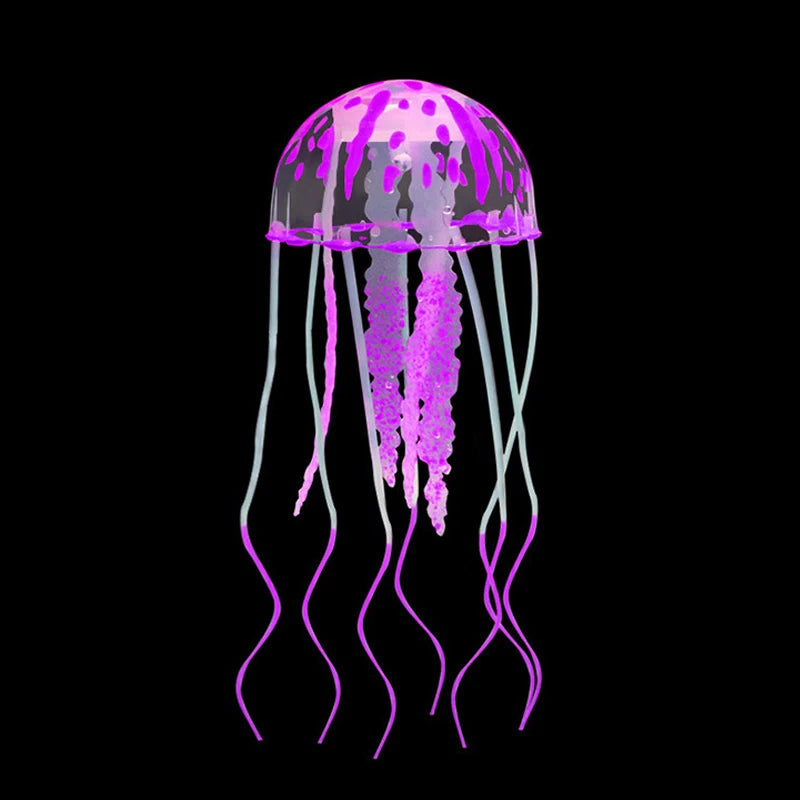 Luminous Jellyfish Aquarium Ornament | Glowing Fish Tank Decor