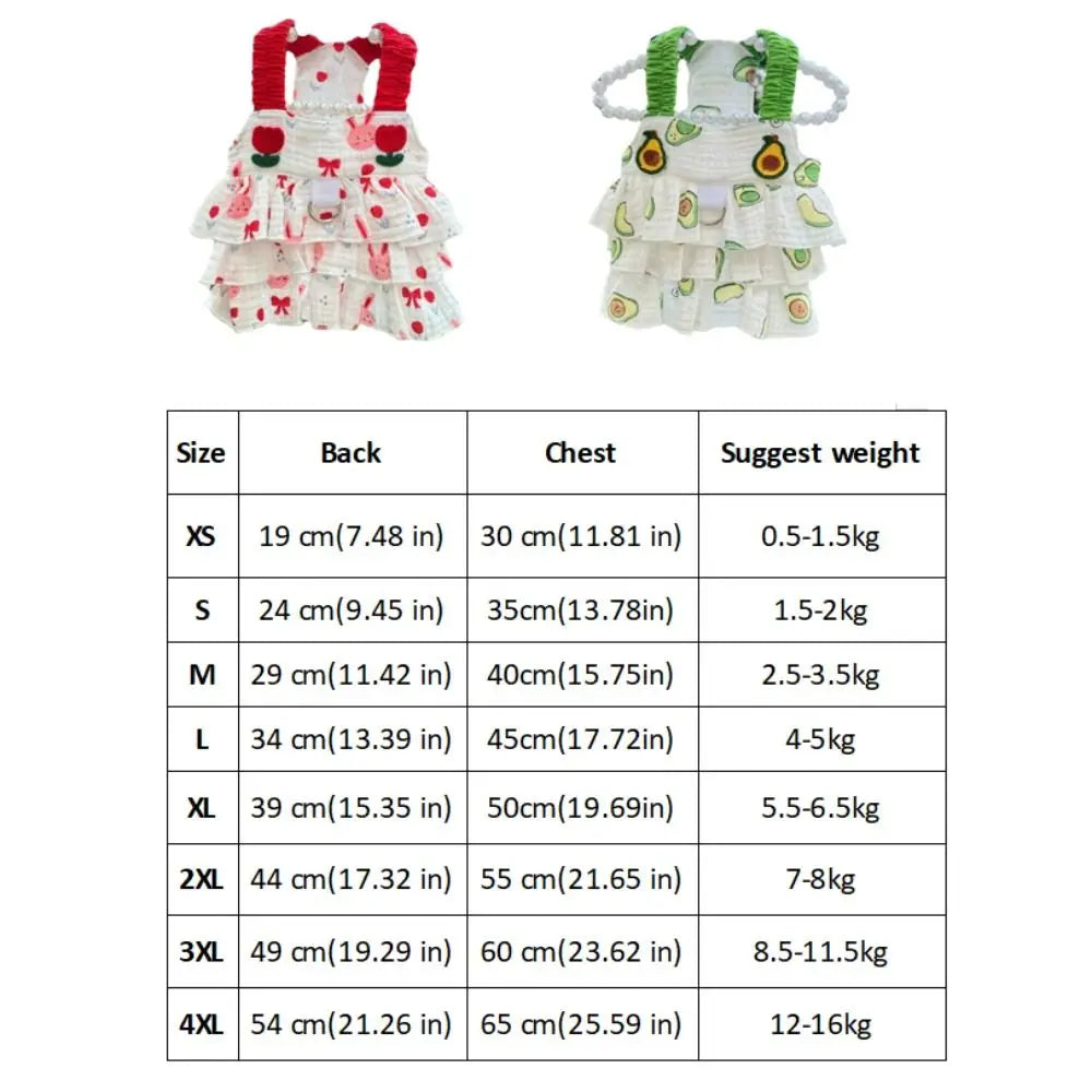 Cotton Dog Cake Skirt Suspender Dress | Sizes XS–4XL