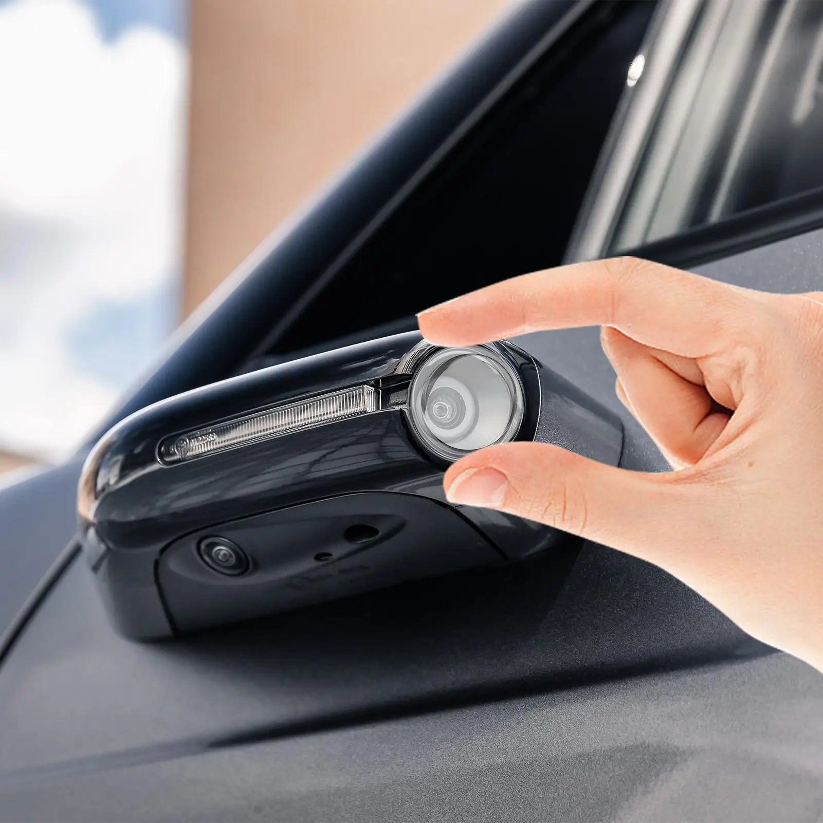 Car Camera Rain Cover 2pcs Waterproof High-Transparency Shield Backup Camera Rain Guard for Outdoor SUV Truck car in All Weather Peaceful Pleasures Health and Wellness