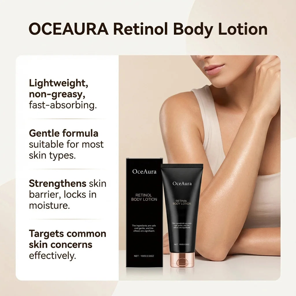 Retinol Body Lotion – Anti-Aging, Firming & Hydrating Cream Peaceful Pleasures Health and Wellness