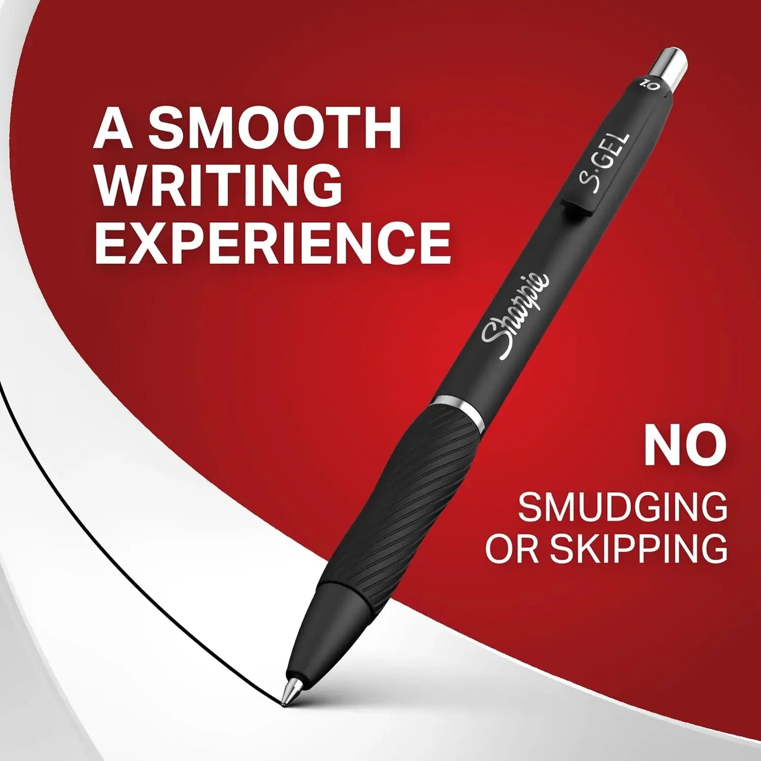 Bold Gel Pens, 1.0mm Black Ink, 12-Pack for Smooth Writing - Ideal for Office, School & Journaling Peaceful Pleasures Health and Wellness