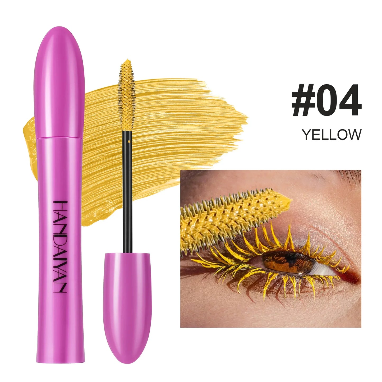 Colorful Silk Mascara – Waterproof, Lengthening & Volumizing