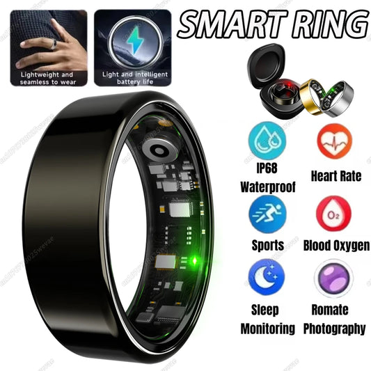 Smart Ring Fitness Tracker – Heart Rate, Sleep & SpO2 Monitor Smart Fitness Ring Peaceful Pleasures Health and Wellness