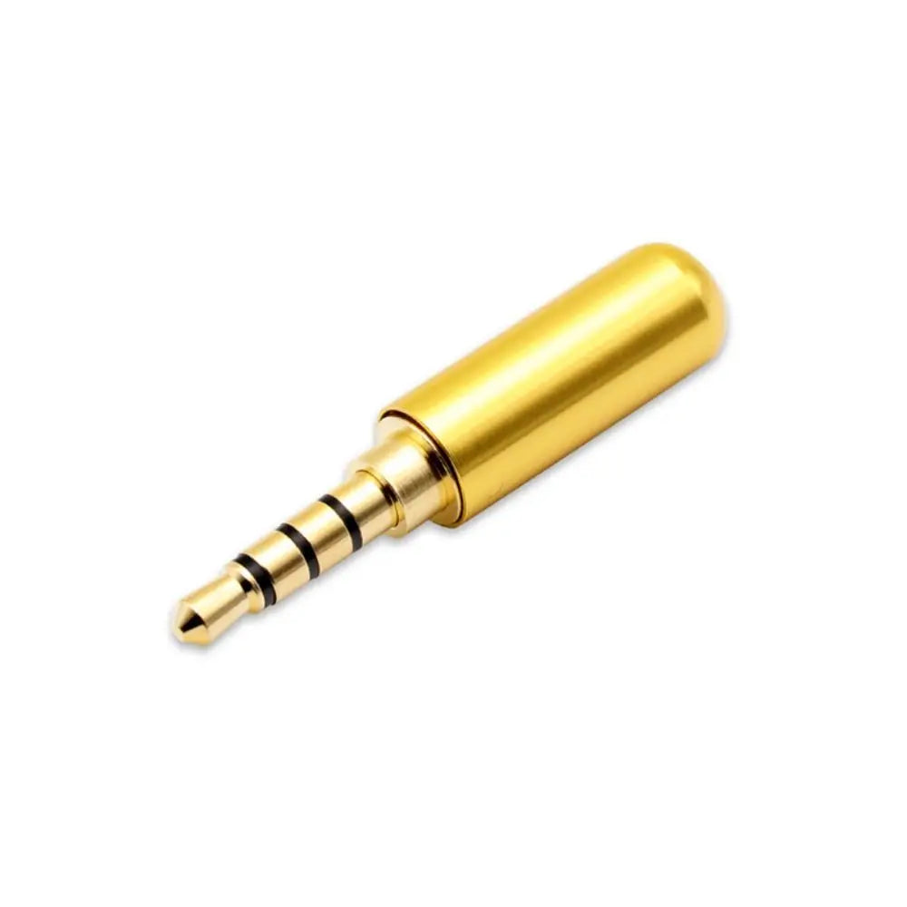 Wire Clamp Earphone Repair 4 Poles Plug Welding Head 3.5mm Male Plug Headphone Jack Plug 3.5mm Audio Connector 3.5 Jack Adapter Peaceful Pleasures Health and Wellness Red