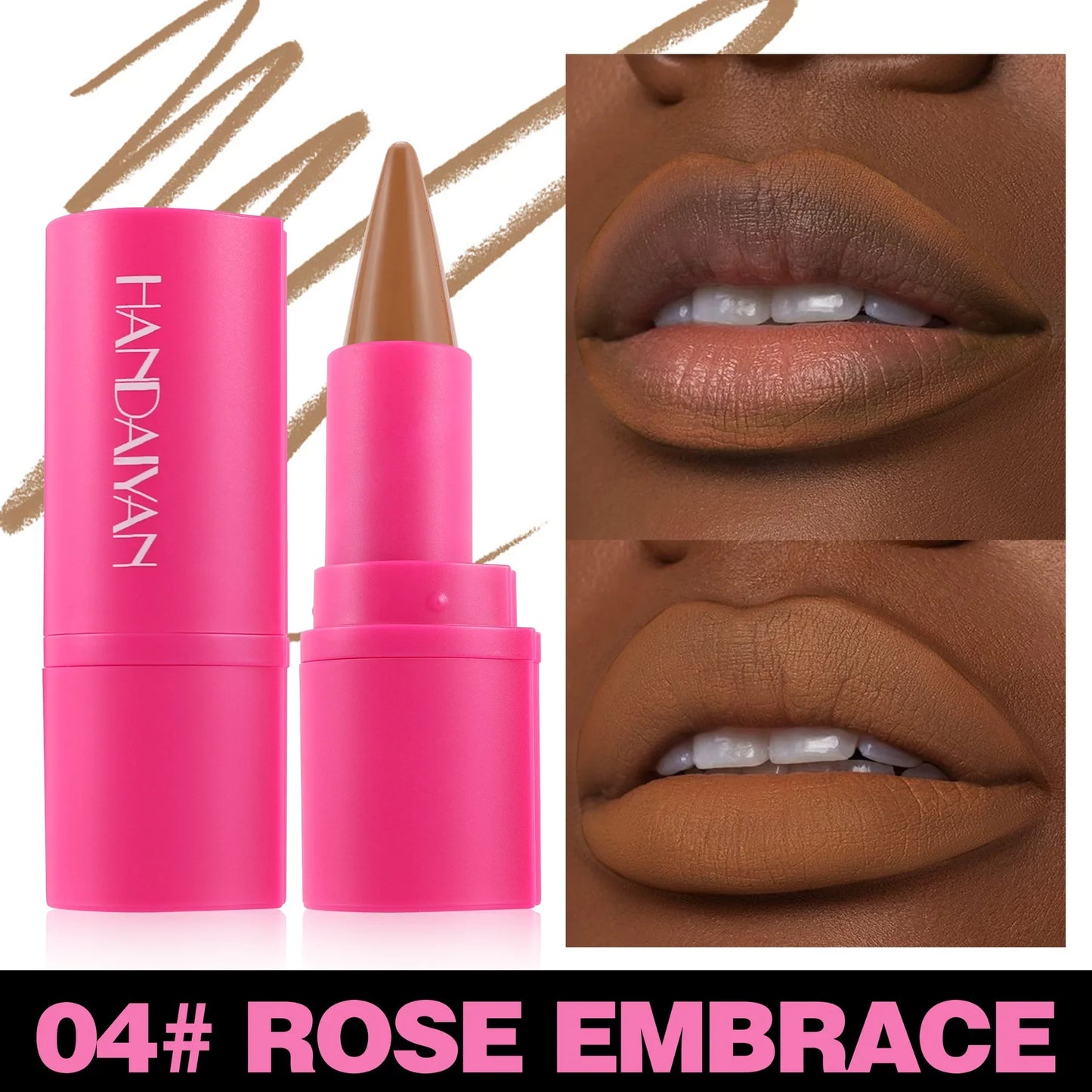 Handaiyan 2-in-1 Matte Lip Liner & Lipstick Pen | Waterproof