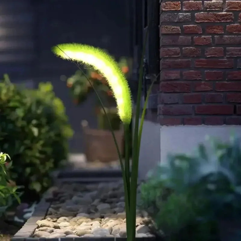 Solar Dog Tail Grass LED Lawn Lamp | Outdoor Garden Décor