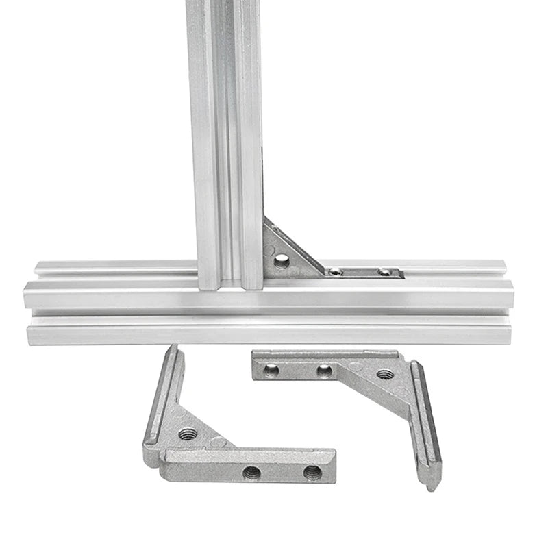 2/4Pcs 2020 3030 4040 Panel Iinstallation Board Angle Slot Connector Angle Slot Fixing Hardware Door Frame Corner Code Profile Peaceful Pleasures Health and Wellness