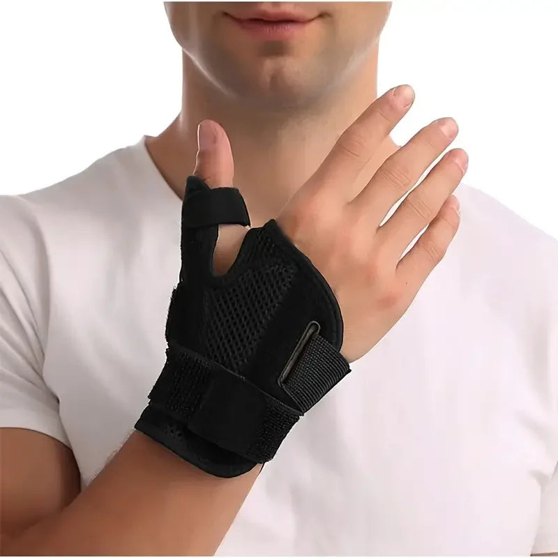 1pc Adjustable Sports Wrist Support Basketball Thumb Guard Compression Sleeve Thumb Protection - Breathable Finger Wrist Straps Peaceful Pleasures Health and Wellness