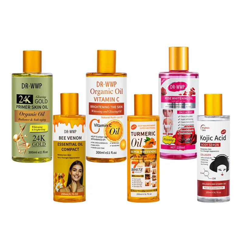 Turmeric Massage Oil – Body SPA, Moisturizing & Scraping 200/300ml