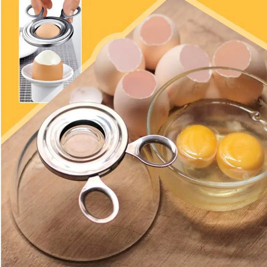 Egg Shell Cutter Stainless Steel Opener Kitchen Tool For Cooked Eggs Mini Scissors Gadget Safe And Efficient Eggshell Remover Peaceful Pleasures Health and Wellness