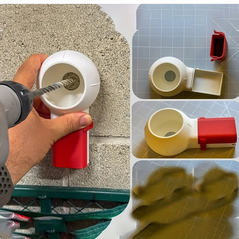 Electric Drill Dust Collector Cover – Dustproof Drilling Tool Peaceful Pleasures Health and Wellness
