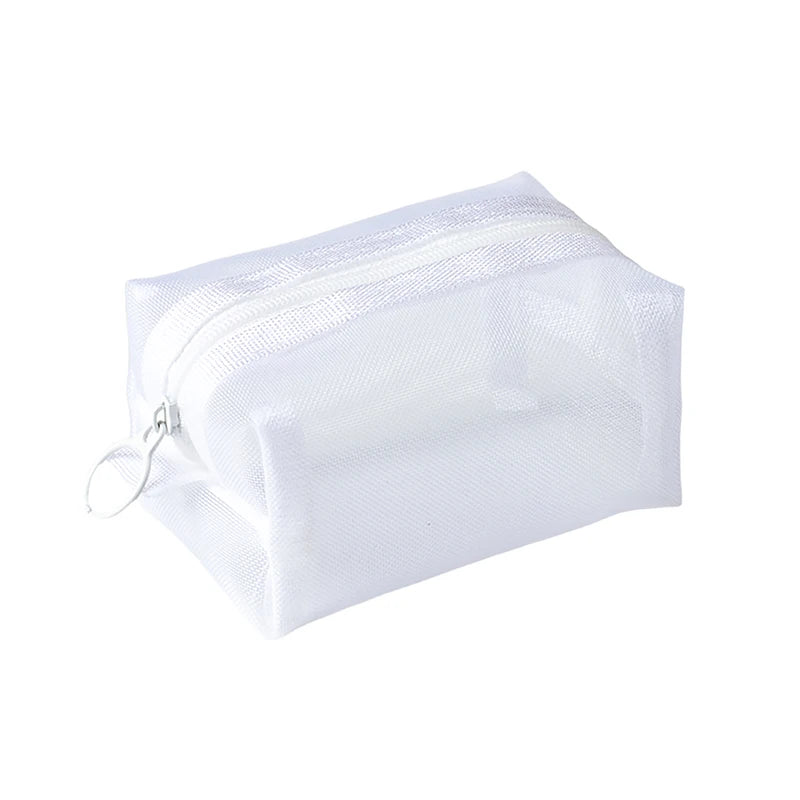 Breathable Mesh Zipper Pouch | Mini Travel & Makeup Bag