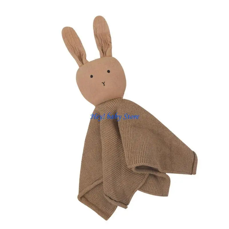 Baby Cotton Soothing Comforter Blanket | Rabbit Snuggle Toy