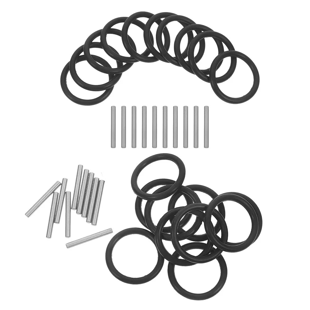 20Sets Pull Ring Replacement Parts Rubber Gasket Ring Impact Socket Pin for Electric Wrench Wrench Parts Peaceful Pleasures Health and Wellness