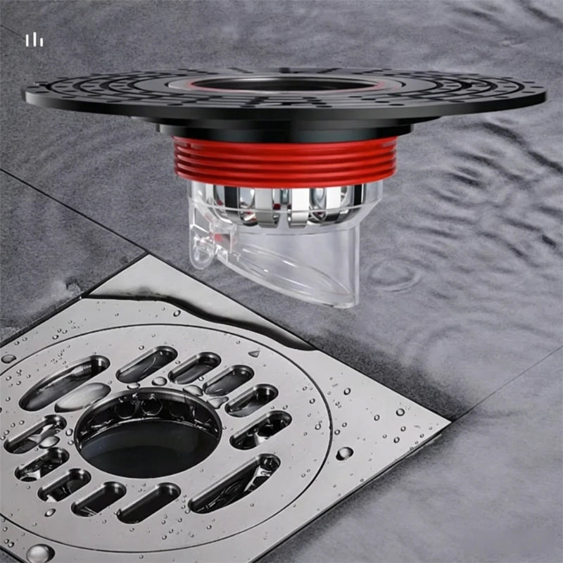 Floor Drain Core Shower Floor Strainer Cover Toilet Sewer Anti-odor Plug ABS No Smell Bathroom Toilet Sewer Shower Drain Peaceful Pleasures Health and Wellness