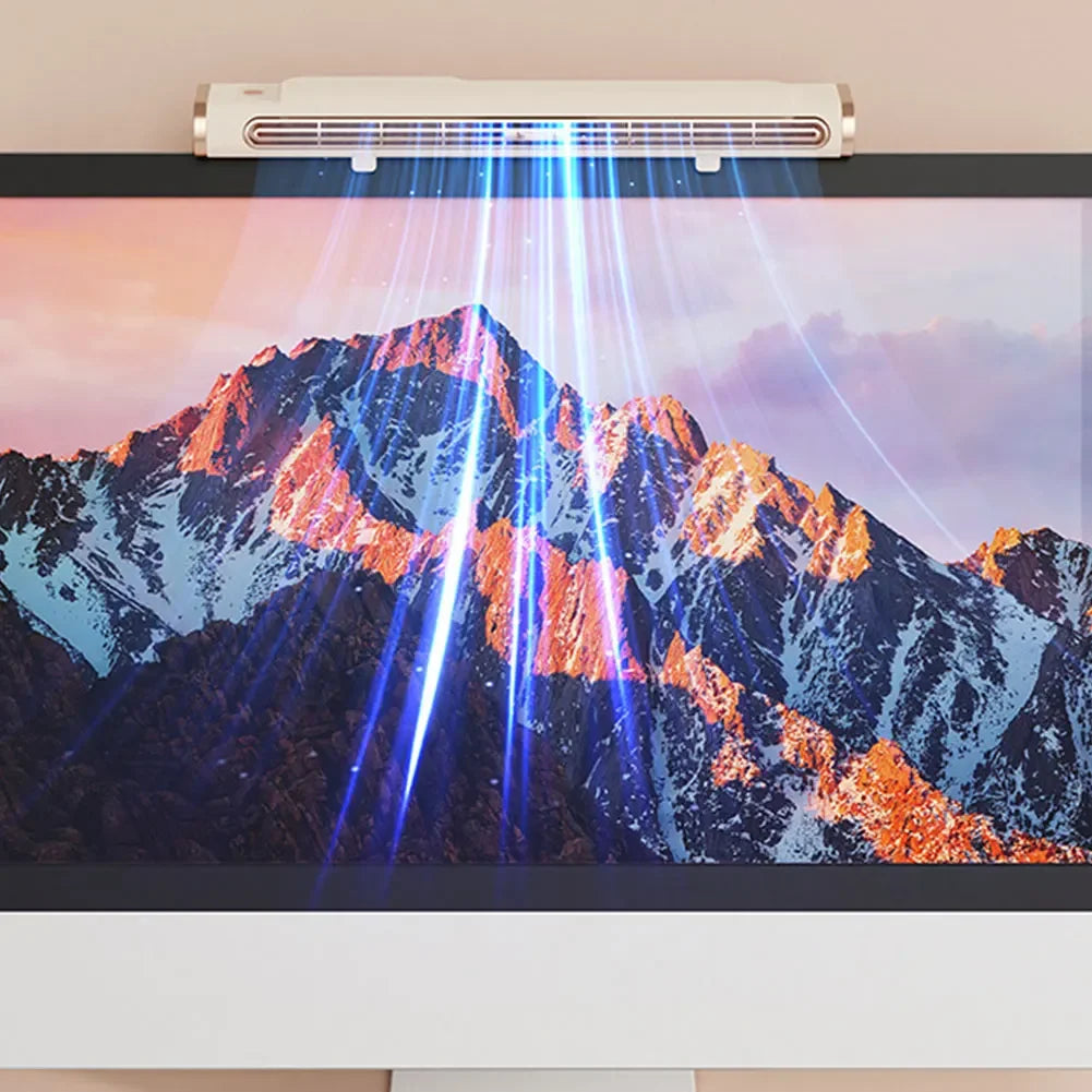 Bladeless USB Tower Fan – Desk & Hanging for Home Office