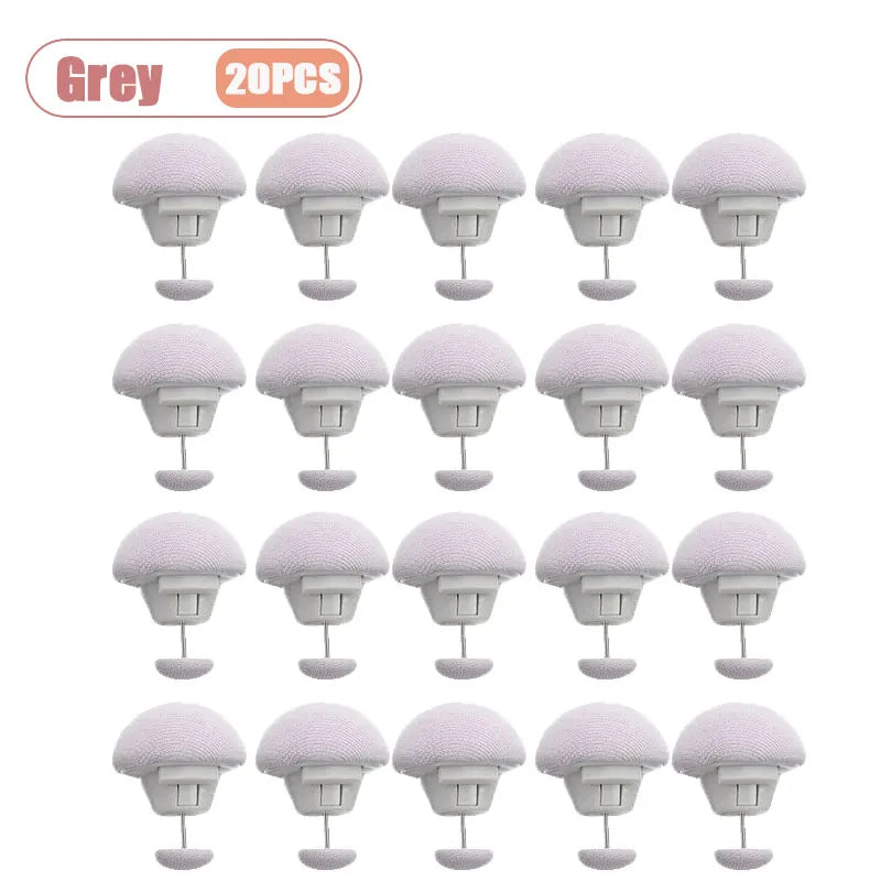 Mushroom Head Duvet Clips – No-Sew Bed Sheet Fasteners 20–80 PCS
