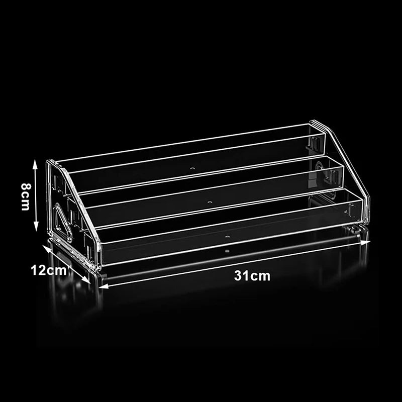 Multi-layered 3/4/5/6/7 Acrylic Cosmetics Display Rack for Nail Polish and Lipstick Peaceful Pleasures Health and Wellness 001