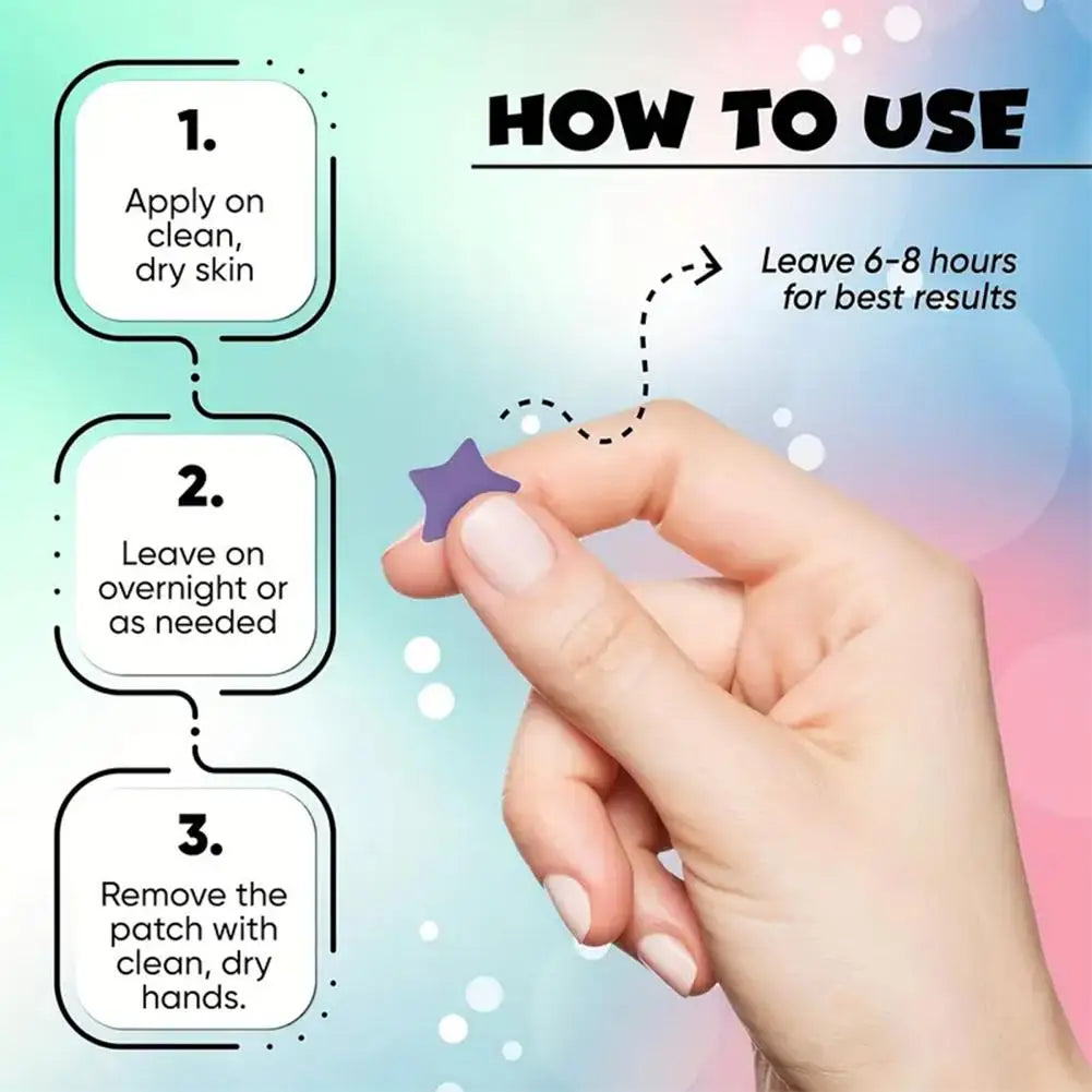 Star Shape Pimple Patches 560pcs – Invisible Acne Stickers Pimple Patch Peaceful Pleasures Health and Wellness
