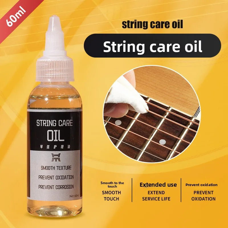Acoustic Guitar String Oil Care Protection Rust Cleaning Fingerboard