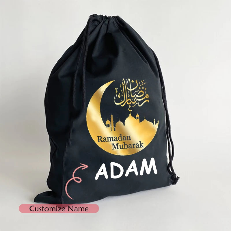 Personalized Ramadan Eid Mubarak Gift Bag for Kids | Custom