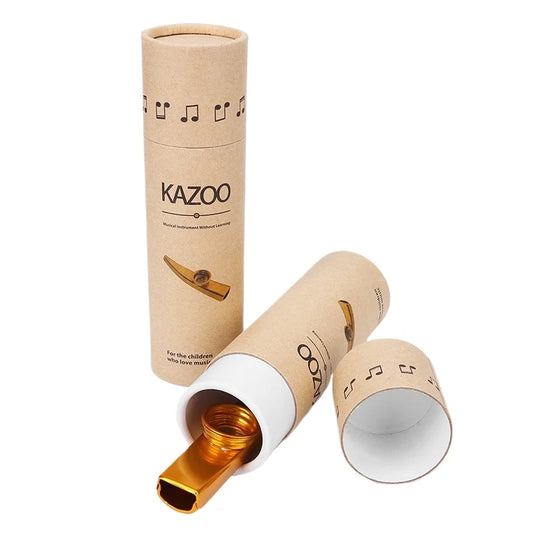 Kazoo Paper Tube Can Hold Metal Mouth Play Musical Instruments Simple Peaceful Pleasures Health and Wellness Default Title