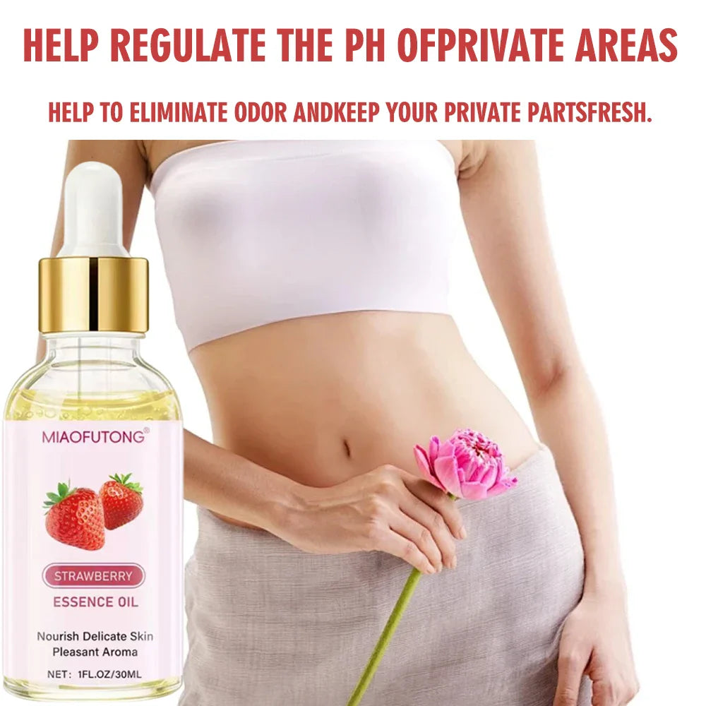 Strawberry Body Massage Oil – Firming & Deep Moisturizing