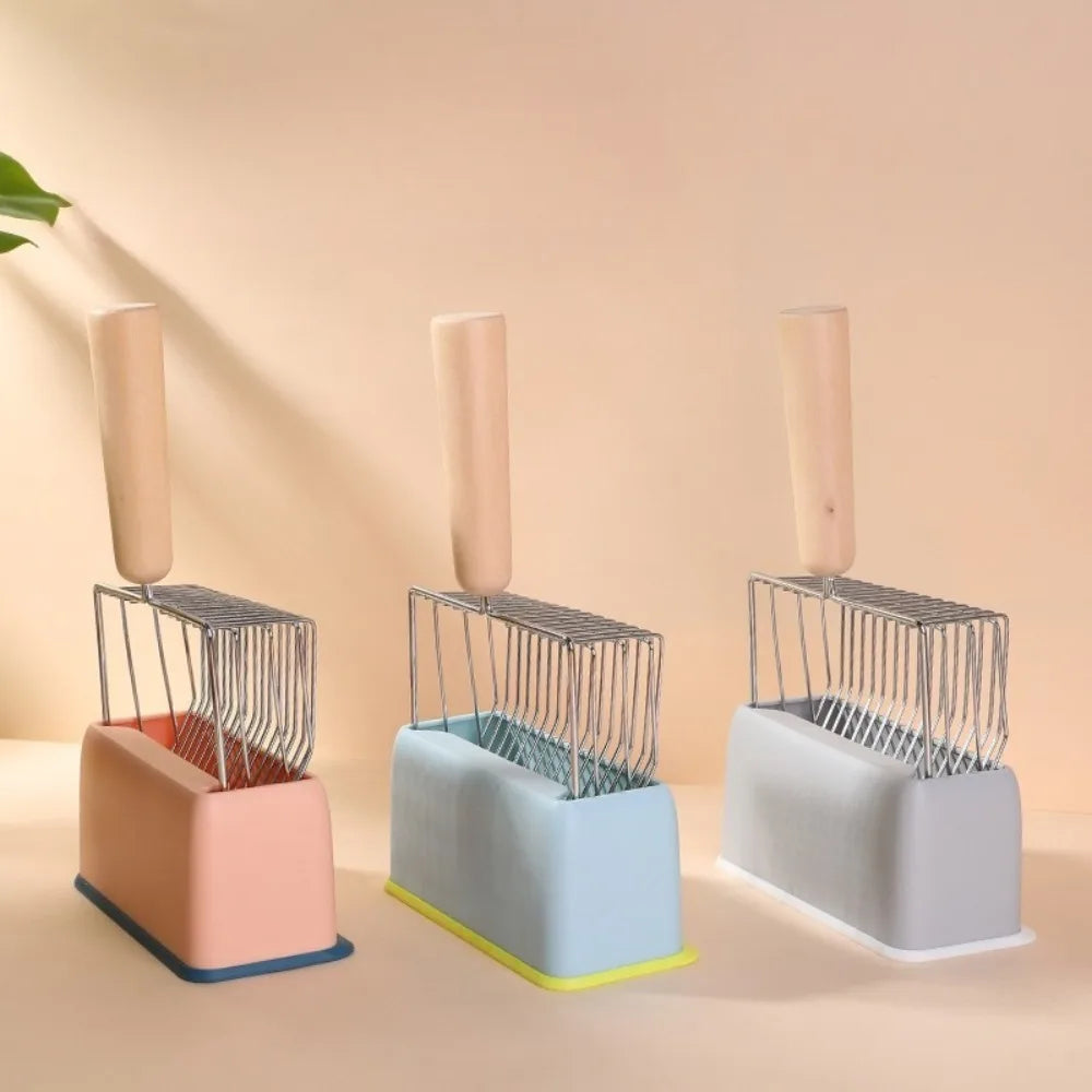 Cat Litter Scoop Set: Fine-Mesh, Thickened, Large Size – The Ultimate Cat Litter Scoop, Plastic Pet Supplies Peaceful Pleasures Health and Wellness