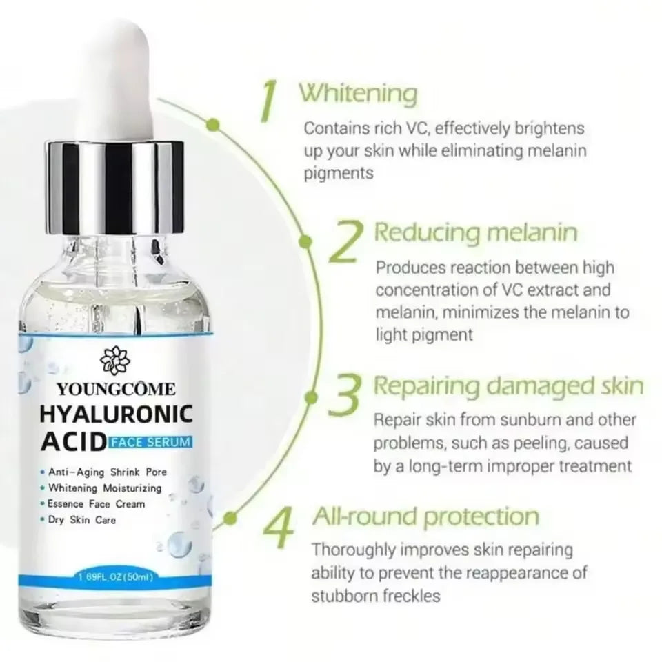 Hyaluronic Acid Brightens Skin Tone Shrinks Facial Hydrating Dry Skin Making Your Skin Smooth Korean Skin Care Products Peaceful Pleasures Health and Wellness
