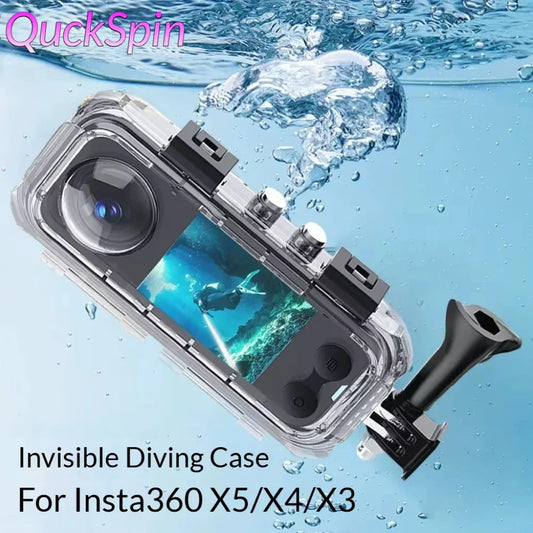 Insta360 X5/X4/X3 Invisible 45M Waterproof Dive Case Housing Waterproof Camera Housing Oasis Select