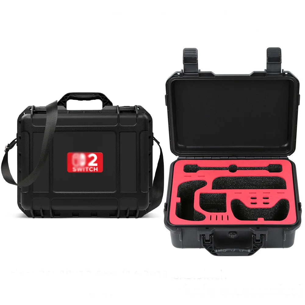Family-Style Storage Box For Switch 2 Host Storage Box Moisture Proof And Explosion Proof Suitcase Family Bucket Accessories Peaceful Pleasures Health and Wellness red labels