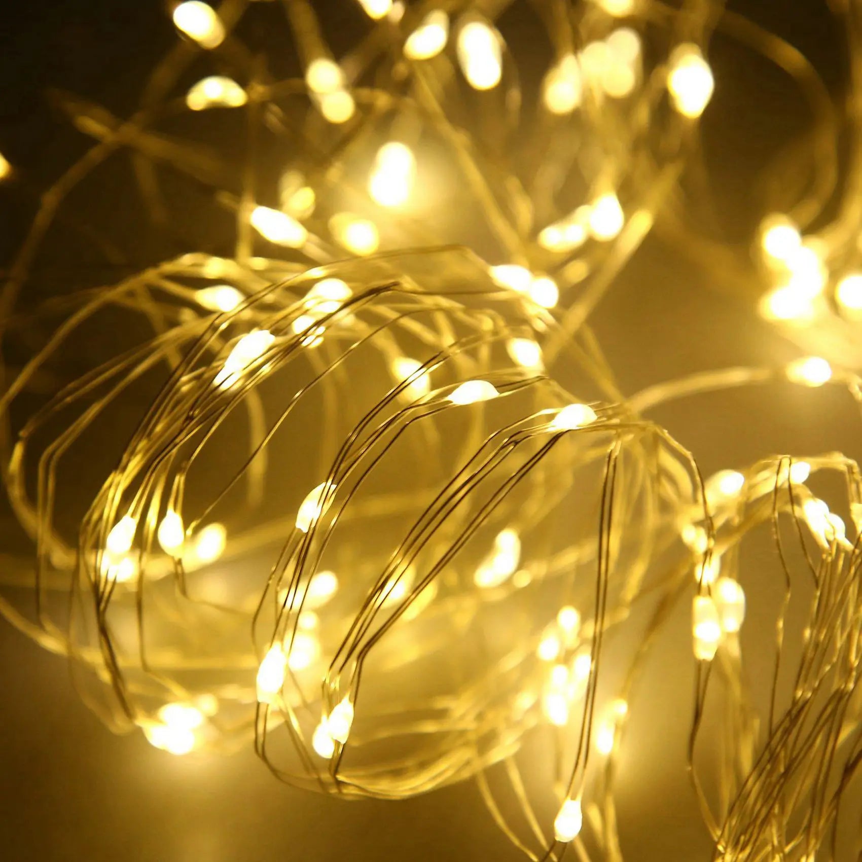 A36T-4X Solar String Lights, 10M 100LED Outdoor String Lights, Waterproof Decorative String Lights (Warm White) Peaceful Pleasures Health and Wellness