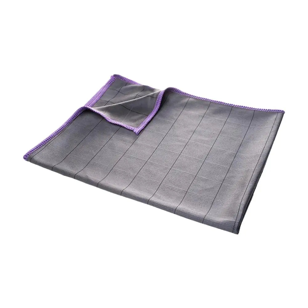 Lint Free Carbon Fiber Cleaning Cloth Glass Window Polishing Streak Free Miracle Easy Clean Rag Reusable for Kitchen Dish Peaceful Pleasures Health and Wellness A