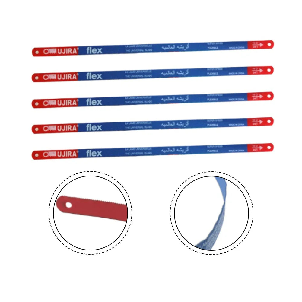 5-Pack Bi-Metal Hacksaw Blades 300mm | 14T 18T 24T – VIBRATITE