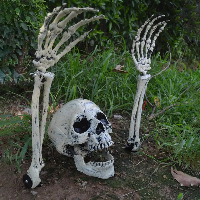 Garden Decoration Holiday Skull Bone Props Ground Breaking Horror