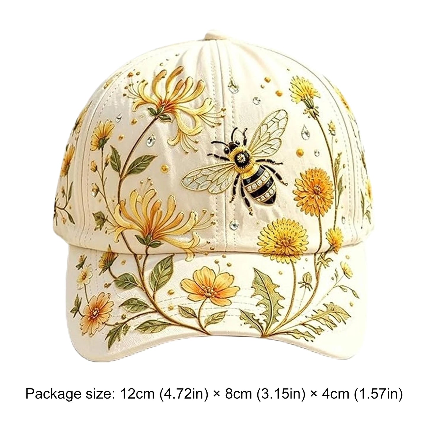 Cotton Animal Pattern Baseball Hat Adjustable Lightweight Casual Sun Hats Breathable for Nature Lover Gardeners Women Peaceful Pleasures Health and Wellness
