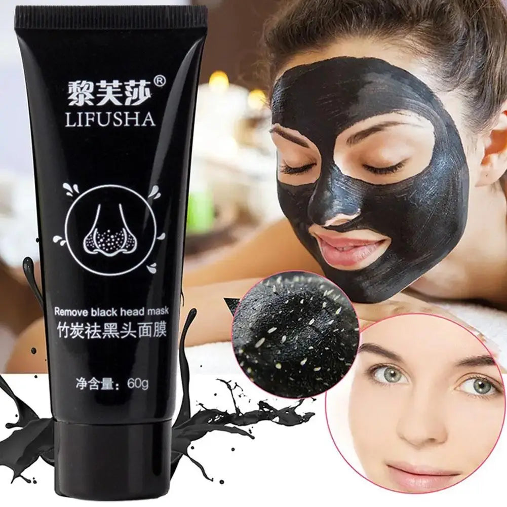 Bamboo Charcoal Peel-Off Mask – Deep Clean Blackhead Remover